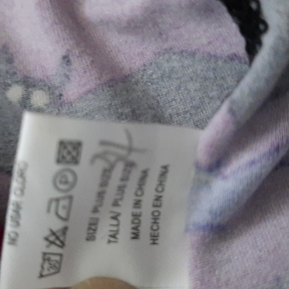 Legging Army NWT Purple and Black Bat Print Halloween Leggings PS 14-20 - Picture 5 of 7